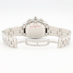 Cartier Roadster Chronograph XL Watch, Stainless Steel, Men's, Black (W62020X6) — Very Good