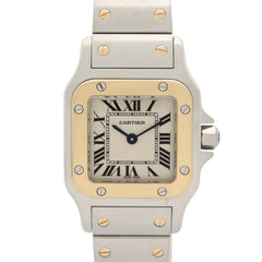 Cartier Santos Galbee SM Watch, Stainless Steel, Ladies, Silver Tone, W20012C4 — Very Good
