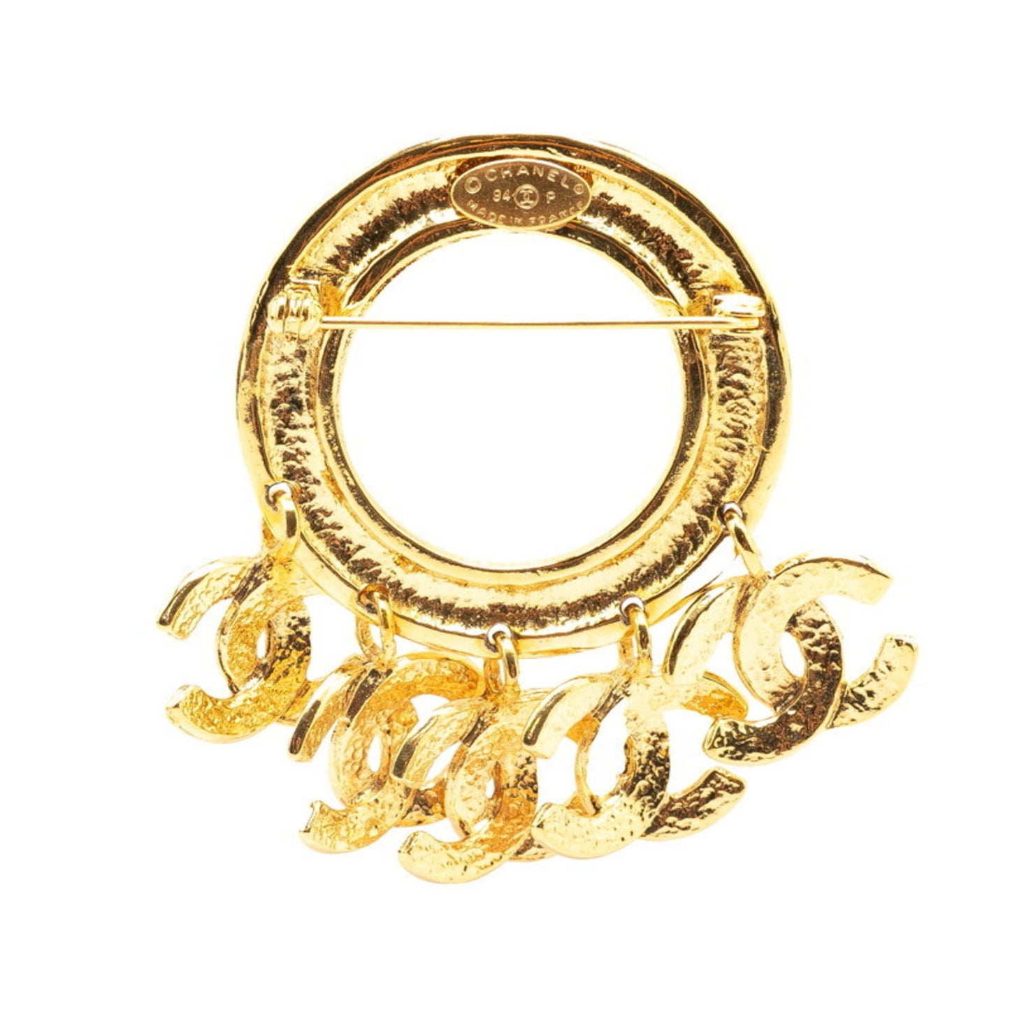 Vintage Chanel Coco Mark Brooch, Gold Plated, Women's, CHANEL