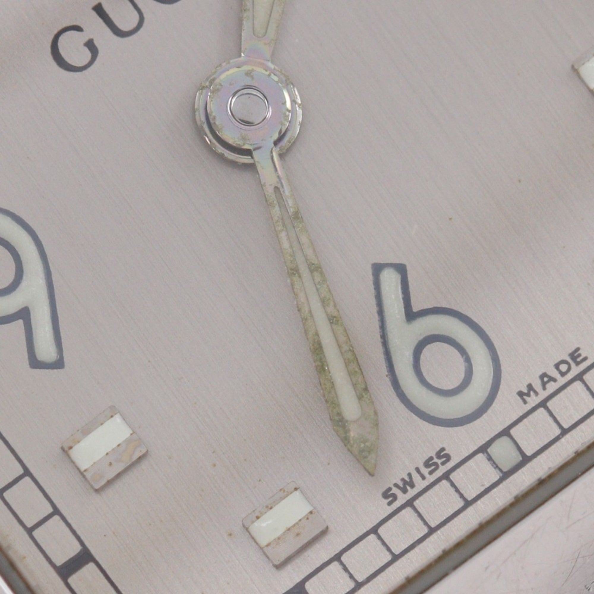 Gucci GUCCI watch 7700L stainless steel quartz analog silver dial women's — Good