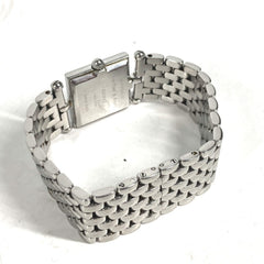 Van Cleef & Arpels 522642 Pink Shell Classic Cale 4P Diamond Square Ladies Watch Stainless Steel M-241220-2 — Very Good