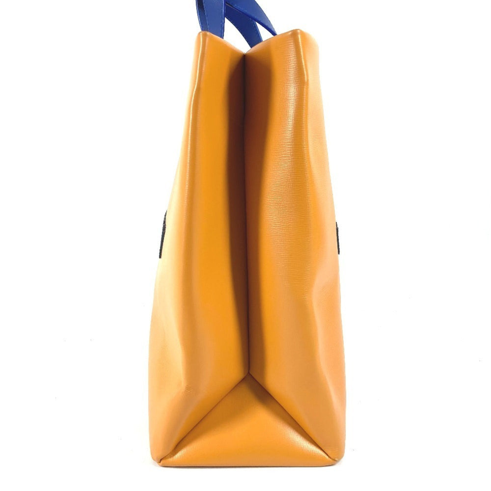 LOUIS VUITTON M24457 24SS Shopper Tote MM - Shoulder Bag, Leather, Men's, Women's, Orange — Like New