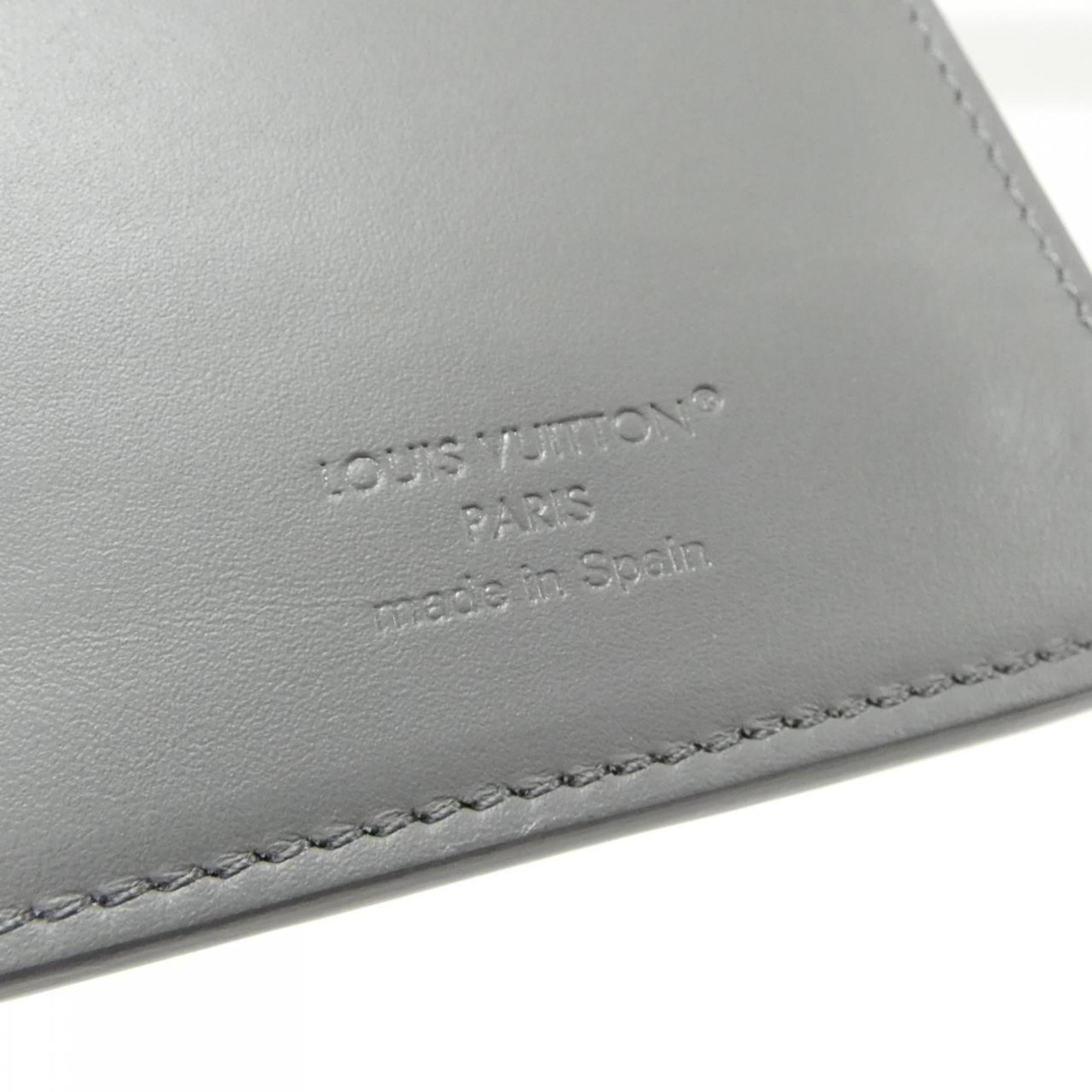 Louis Vuitton Monogram Shadow Portefeuille Brazza M81335 Wallet