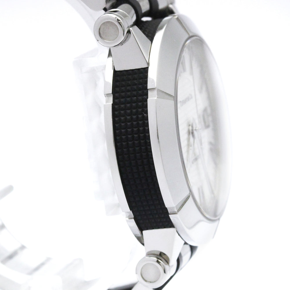 TIFFANY Atlas Steel Rubber Automatic Watch Z1000.70.12A10A00A Polished — Very Good