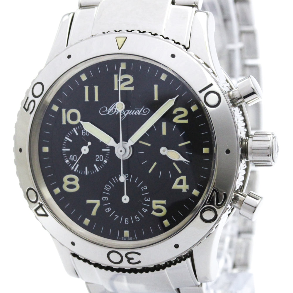 BREGUET Aeronavale Type XX Steel Automatic Mens Watch 3800 Polished — Very Good