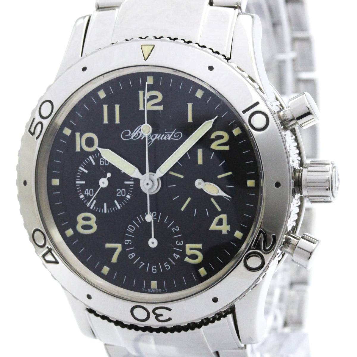 BREGUET Aeronavale Type XX Steel Automatic Mens Watch 3800 Polished — Very Good