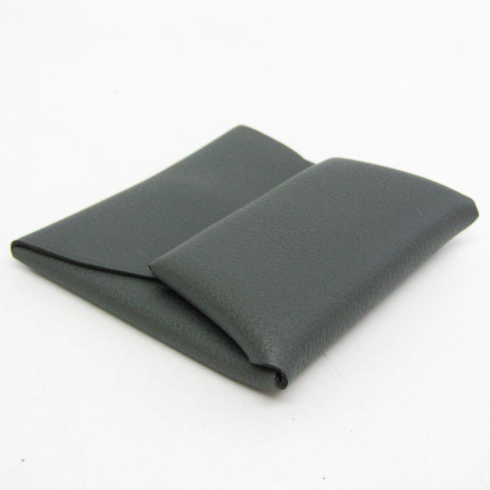 Hermes Bastia Men,Women  Evercolor Leather Coin Purse/coin Case Gray