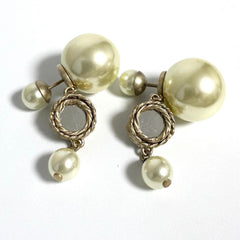 Christian Dior Dior Women's Tribal Earrings Mirror — Like New