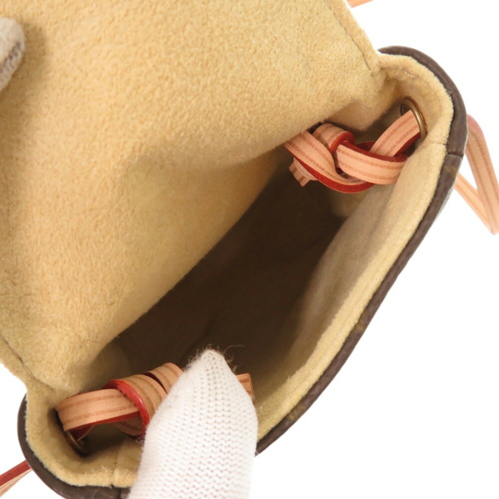 Louis Vuitton Pochette Cancun Monogram M60018 Brown Shoulder Bag LV 0657LOUIS VUITTON — Like New