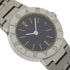 BVLGARI Bzero1 Watch, BZero1 BB23SS, Stainless Steel, Quartz Movement, Analog Display, Black Dial, Women's — Good