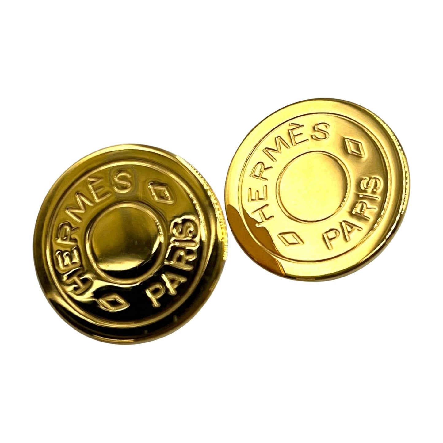 Hermes HERMES Serie Metal Earrings for Women