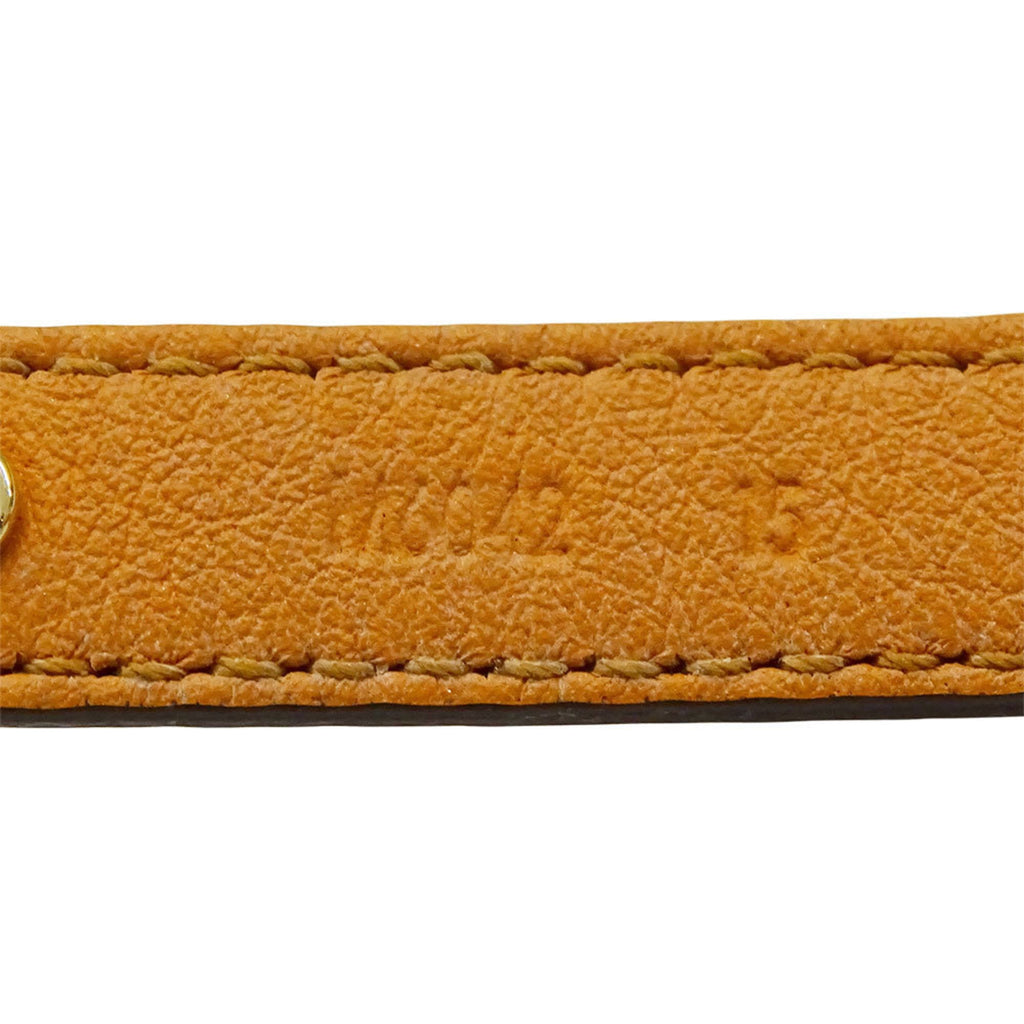 Louis Vuitton Essential V Bracelet, Women's, Monogram Canvas, Brown, M6042G, Size 15, Slim, Logo