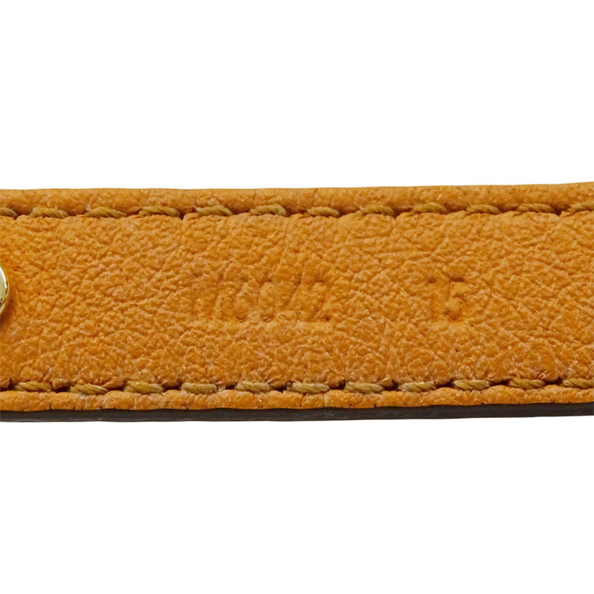 Louis Vuitton Essential V Bracelet, Women's, Monogram Canvas, Brown, M6042G, Size 15, Slim, Logo