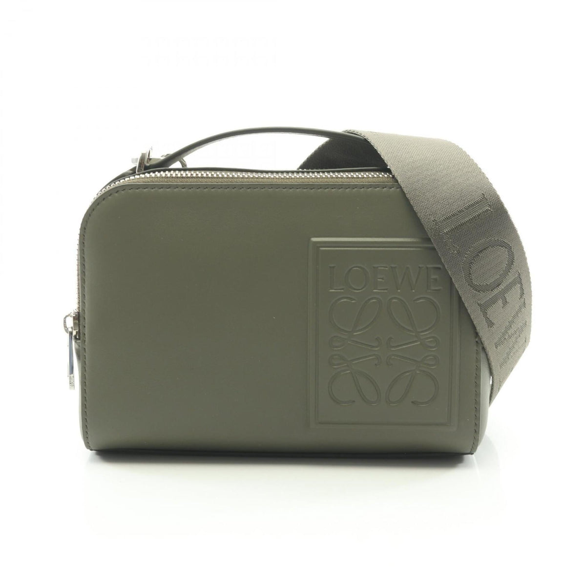 Loewe LOEWE Crossbody Camera Bag Mini Shoulder Handbag Leather Men's Khaki C565R41X04 — New - Store Return