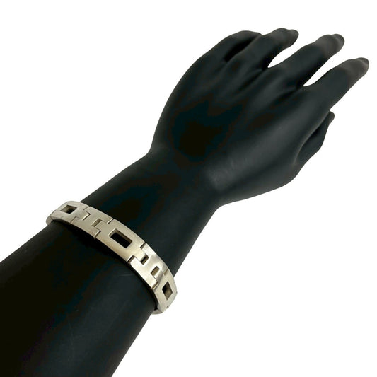 HERMES Hercules Silver 925 Bracelet Chain Bangle for Men and Women, 823-9