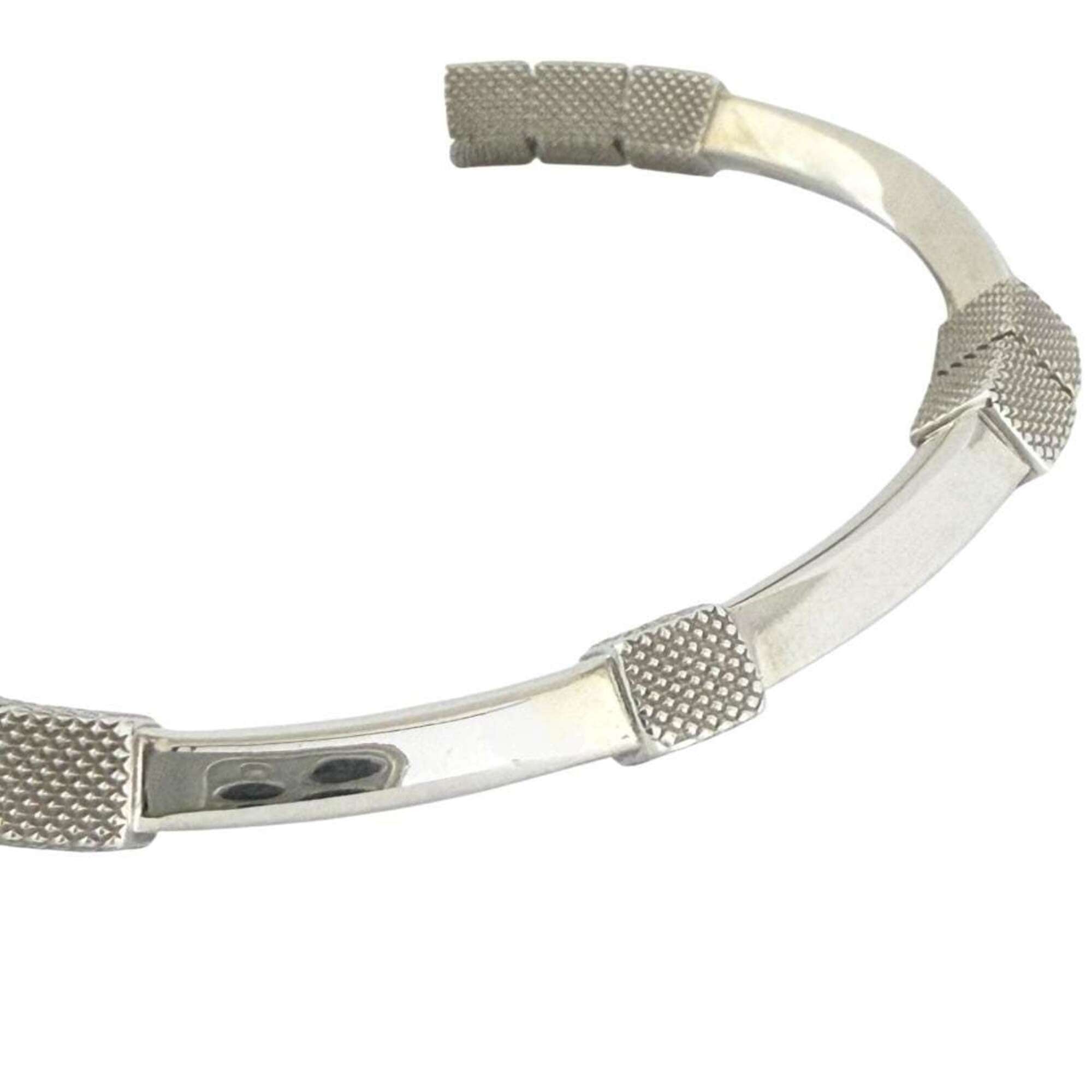 Bottega Veneta Men's and Women's Bangle Cuff Bracelet, Silver, Size M — Like New