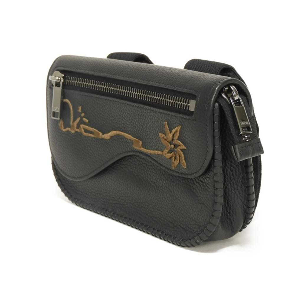 Christian Dior Dior Cactus Jack Saddle Arm Pouch with Logo Embroidery, 3-Way, Travis Scott Design, 2ADCA390SOT_H03E, Men's Bag — Like New
