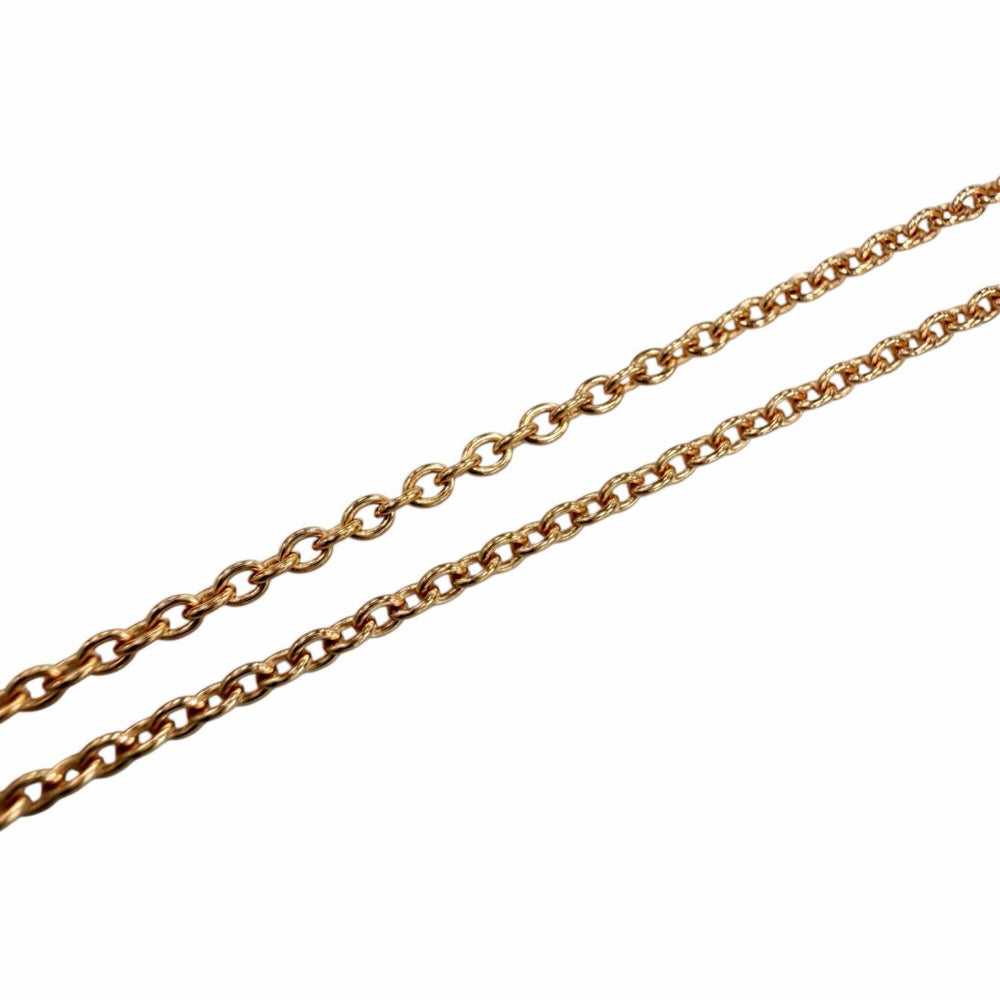 HERMES Farandole PM Chaine d'Ancre 750 (PG) Necklace, Pink Gold, Made in France, Weight 5.17g, Women's, Comes with Box. (25A344374) — Like New