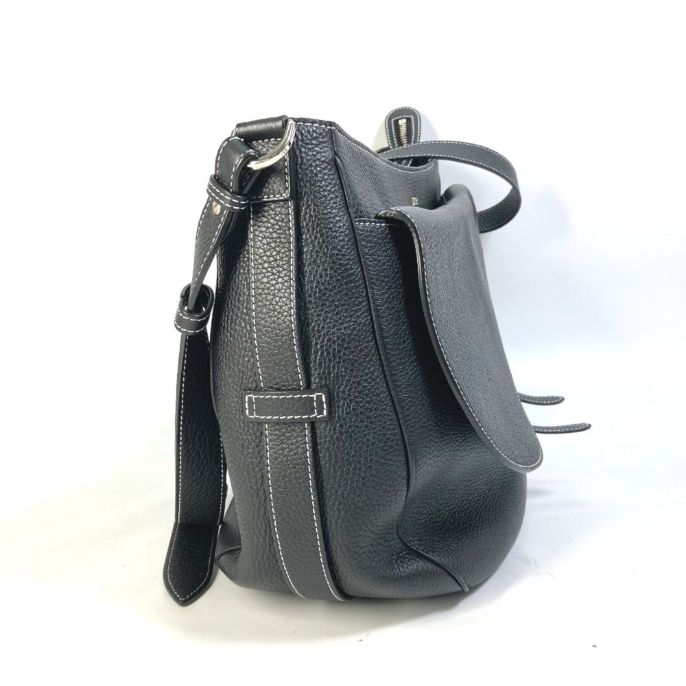 CHRISTIAN DIOR 1ADHO023UL Oblique Crossbody bag Shoulder Bag Black — Like New
