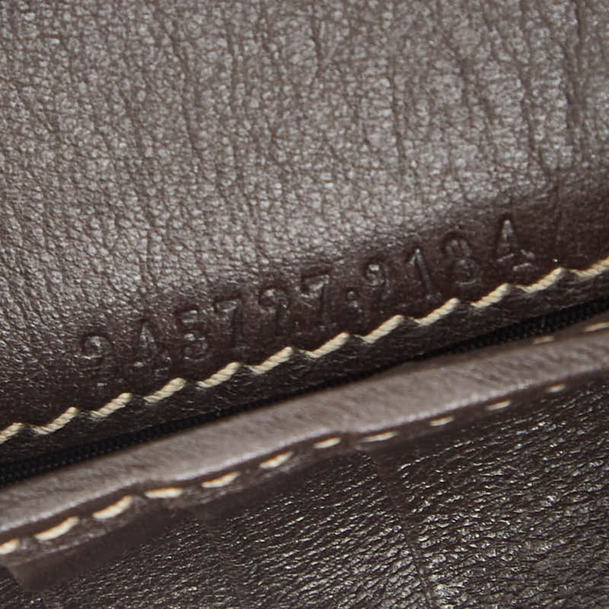 Gucci GG Canvas Lovely Bifold Wallet 245727 Beige Brown Leather Women's GUCCI