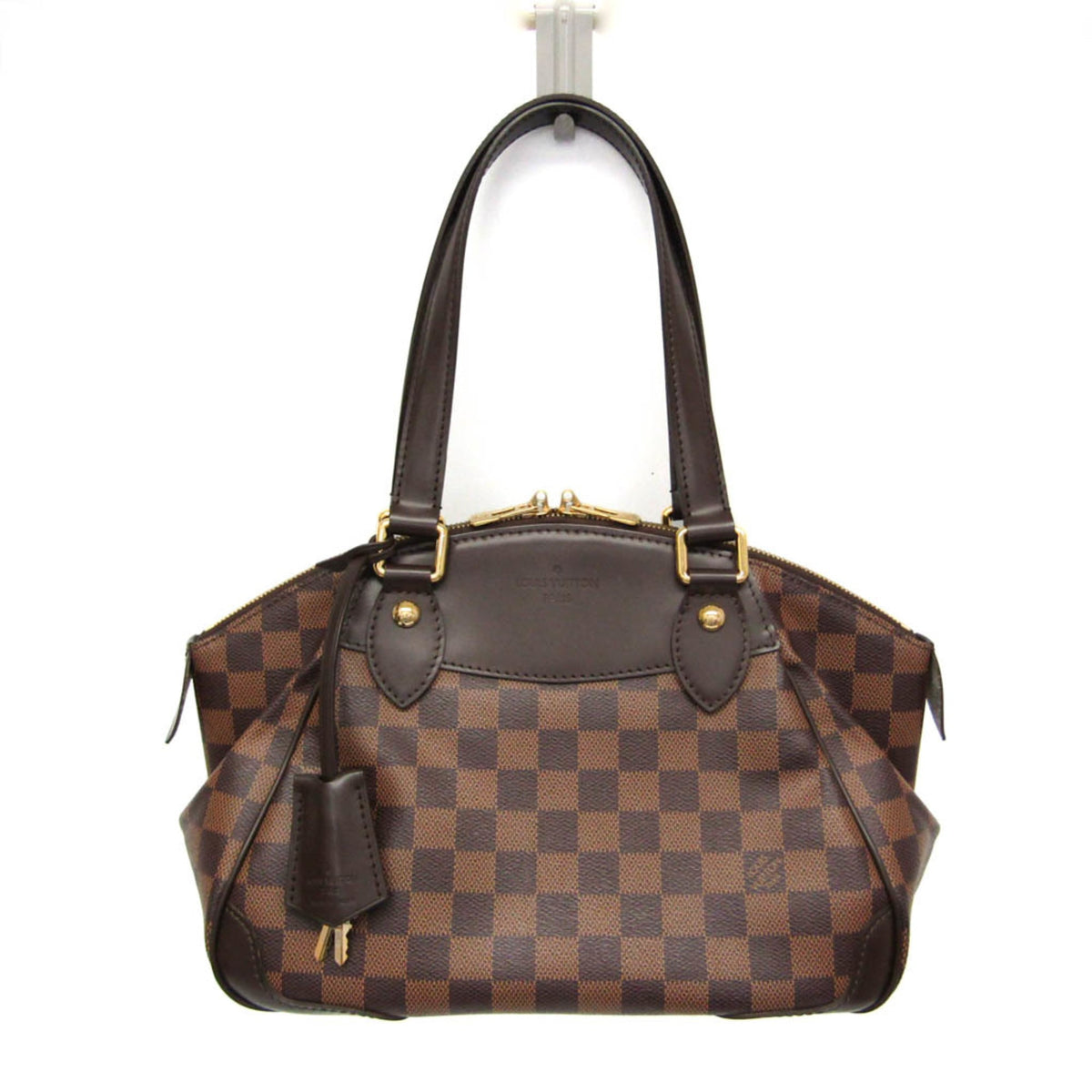 Louis Vuitton Damier Verona PM N41117 Women's Shoulder Bag Ebene — Like New