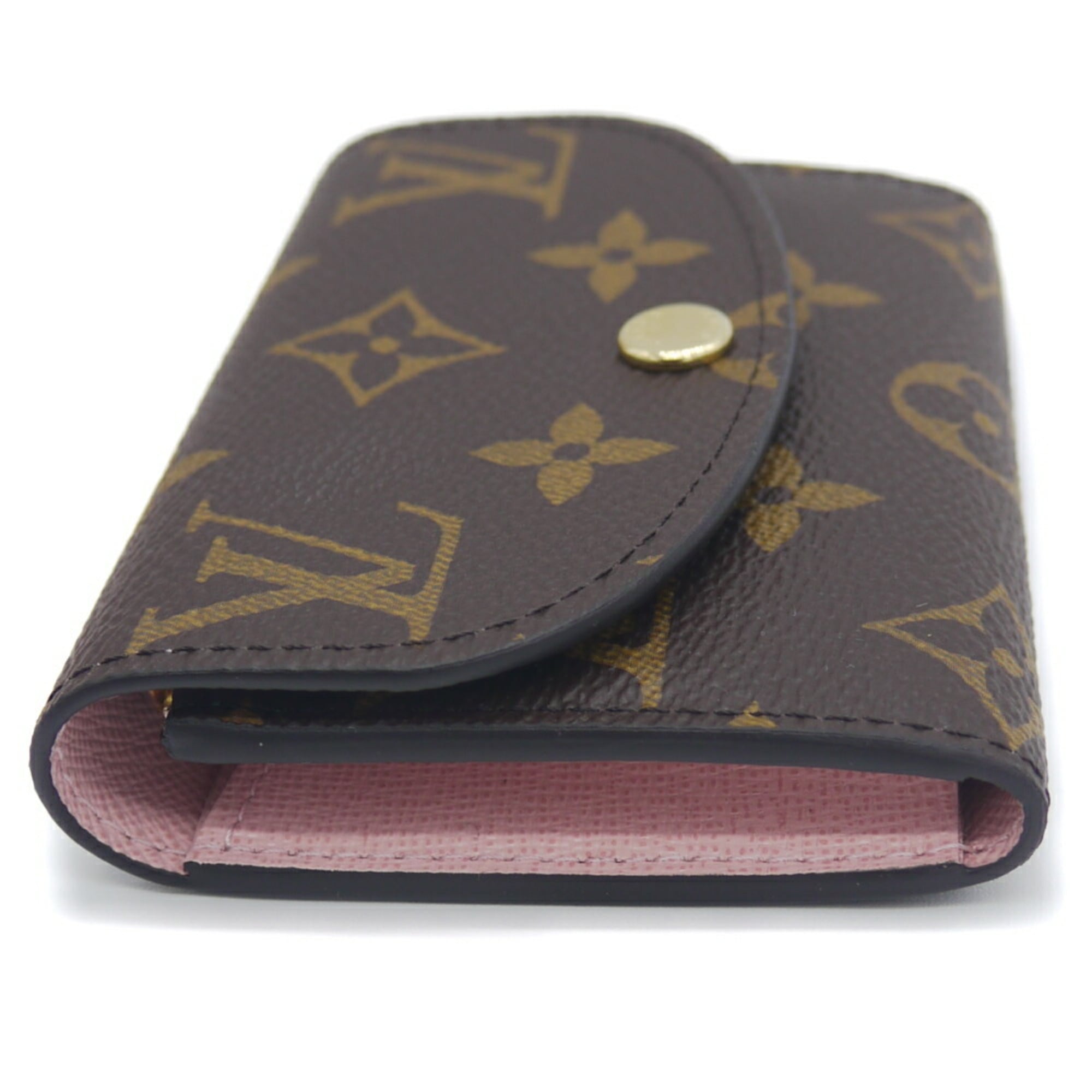 LOUIS VUITTON Louis Vuitton Porte Monnaie Rosalie M62361 Rose Ballerine Coin Case Wallet