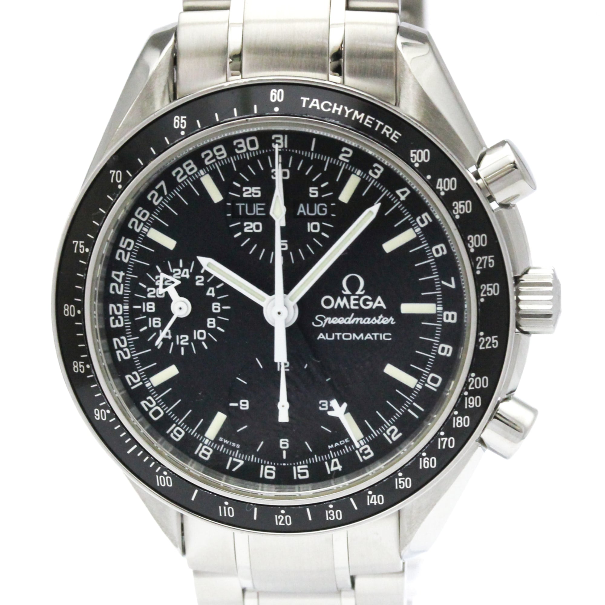 OMEGA Speedmaster Mark 40 Steel Automatic Mens Watch 3520.50 Polished — Very Good