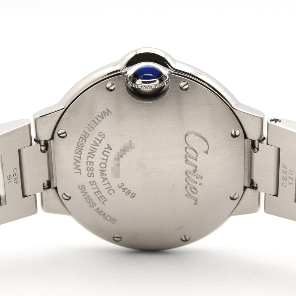 Cartier Ballon Bleu 33mm Watch, Stainless Steel, Ladies, Pink Tone, W6920100 — Very Good