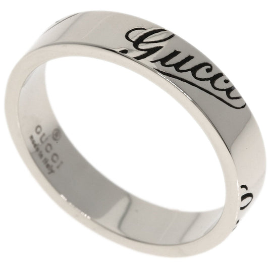 Gucci Icon Print #11 Ring in 18K White Gold for Women