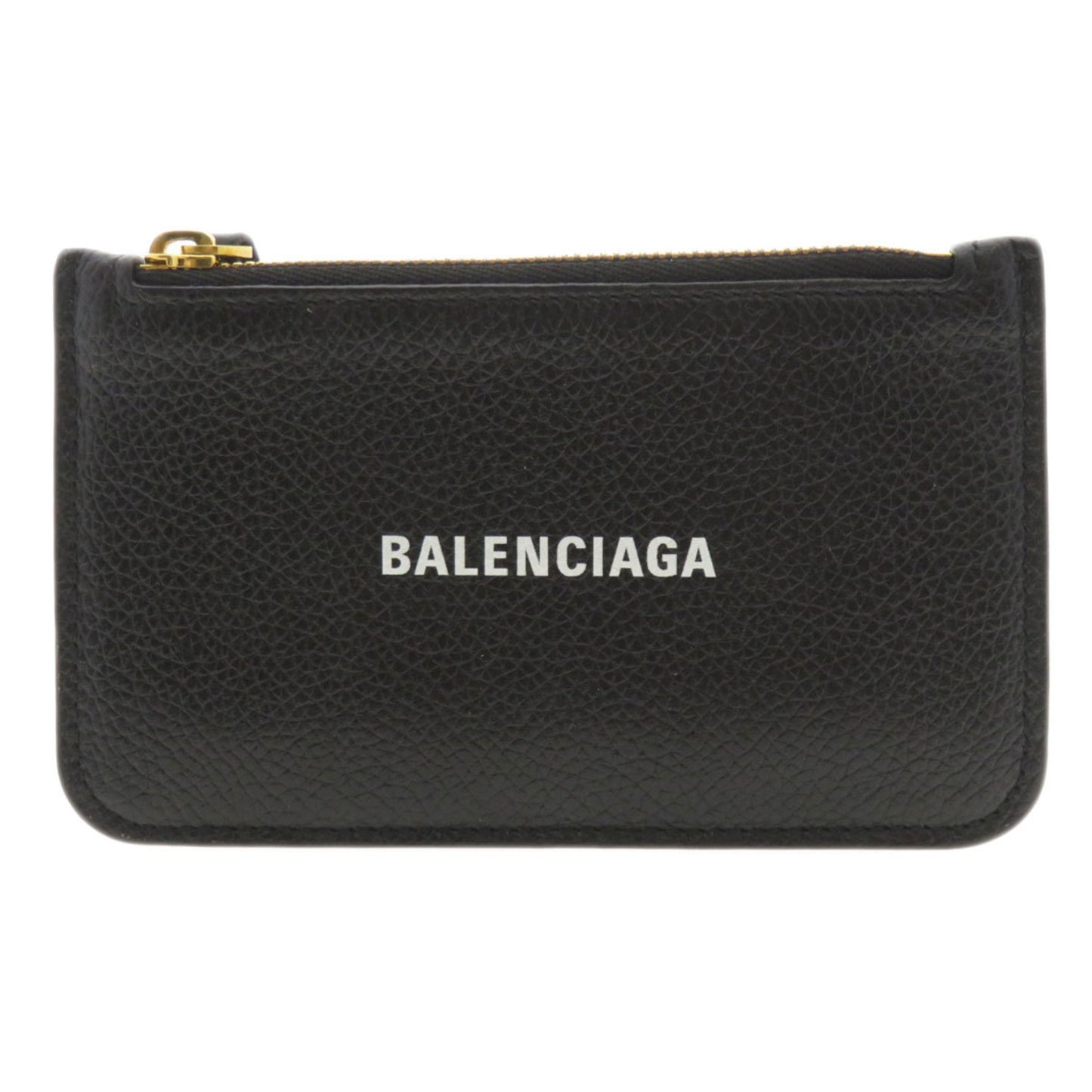 Balenciaga 594214 Motif Wallet/Coin Case Calf Leather Women's