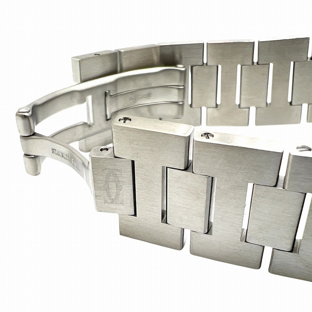 Cartier Pasha C Big Date Stainless Steel White Dial W31055M7 Automatic Watch for Women and Men — Very Good