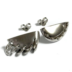 Louis Vuitton Asymmetrical Bionic Earrings for Men and Women — Like New