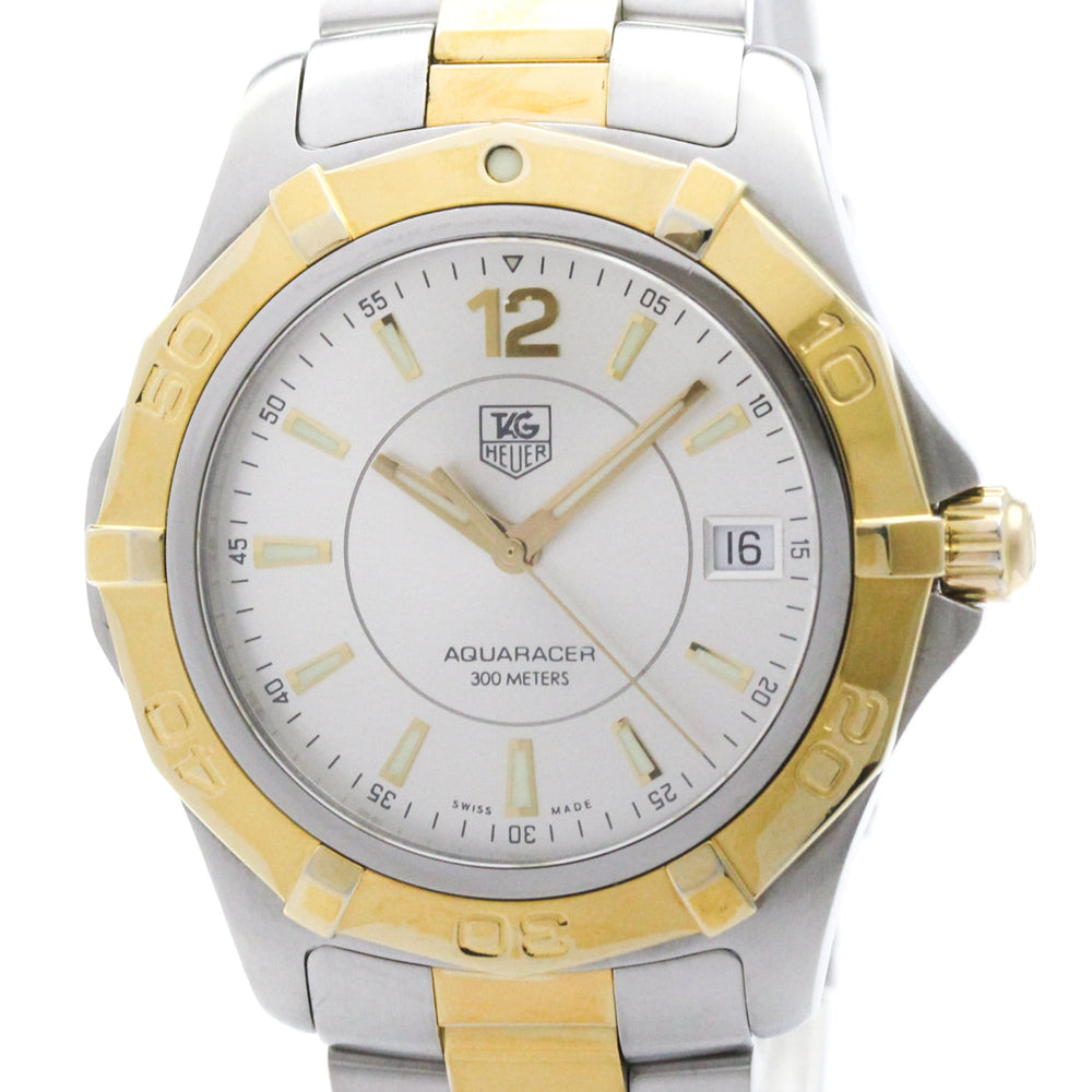 TAG HEUER Aquaracer Gold Plated Steel Quartz Watch WAF1120 Polished — Very Good
