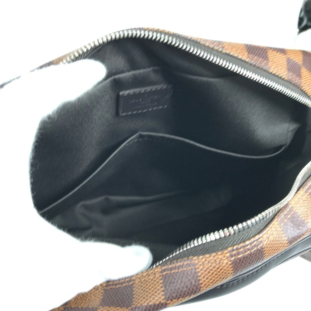 LOUIS VUITTON N42704 Damier Dinos Chapman Nile PM Shoulder Bag Canvas Men's Ebene Brown G-240825-44 — Like New