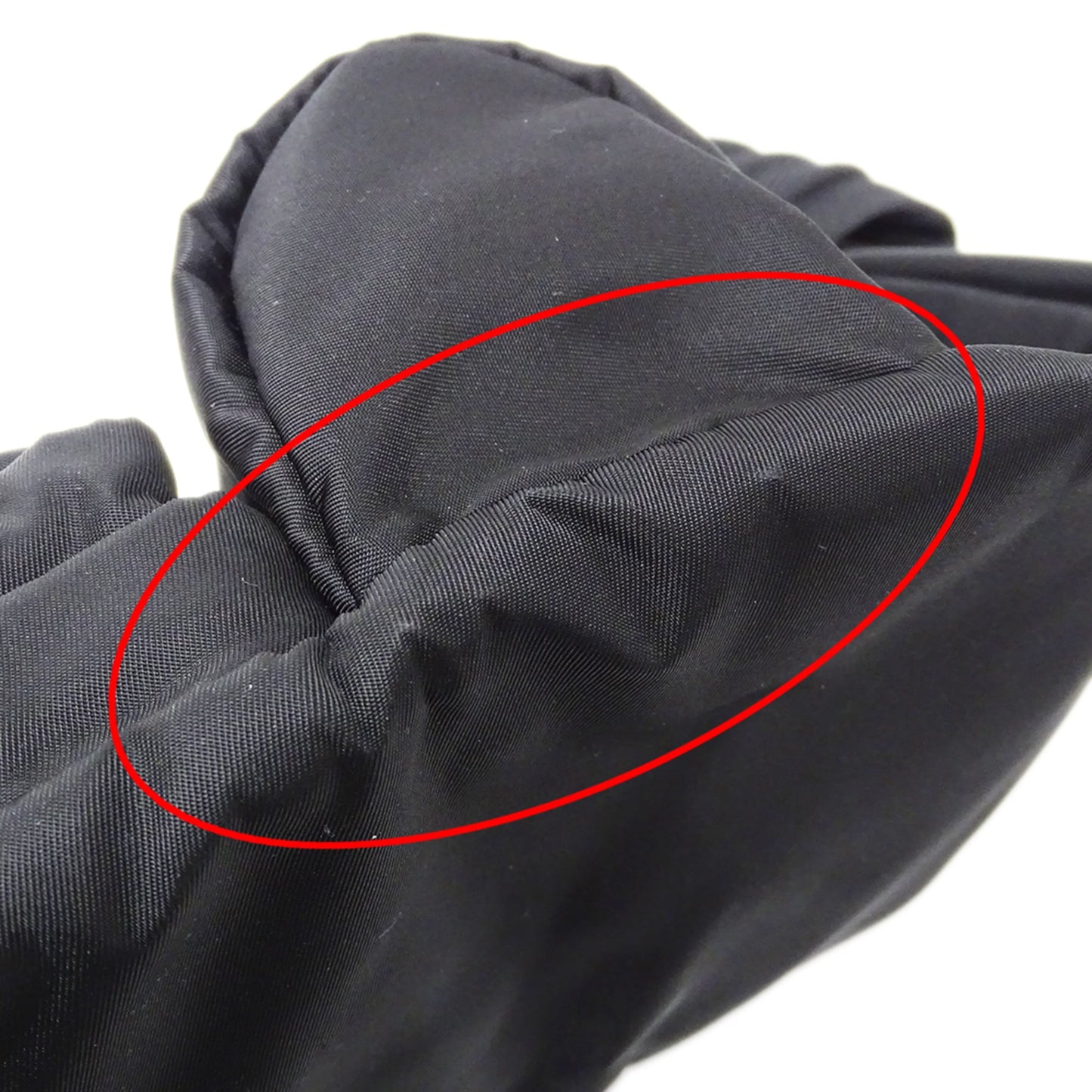 Prada PRADA bag for men and women, branded body bag/waist bag, nylon, black, 2VL056, black logo