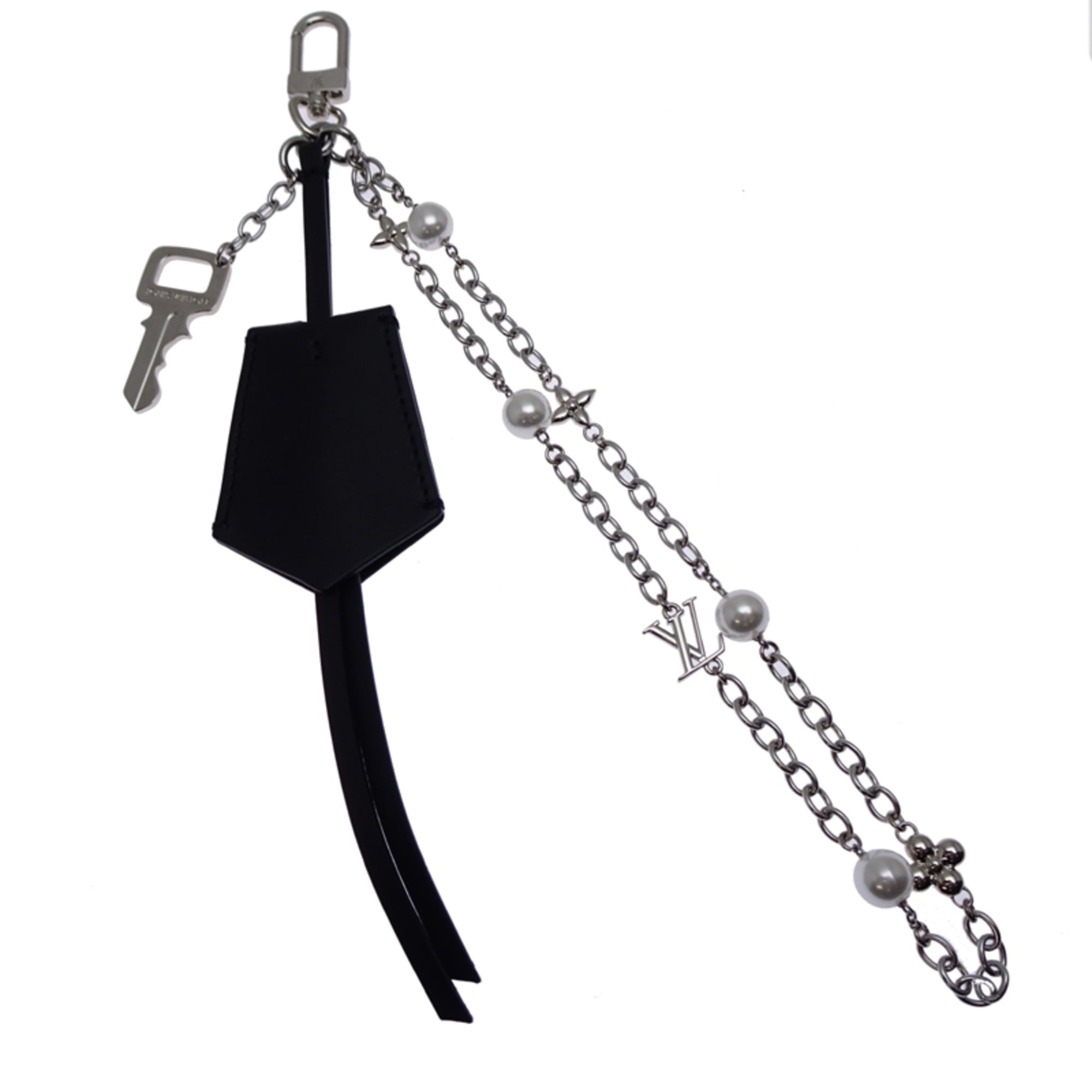 Louis Vuitton Midnight Pearl Stackable Bag Charm, Men's Charm M02957, Metal, Black — New - Store Return