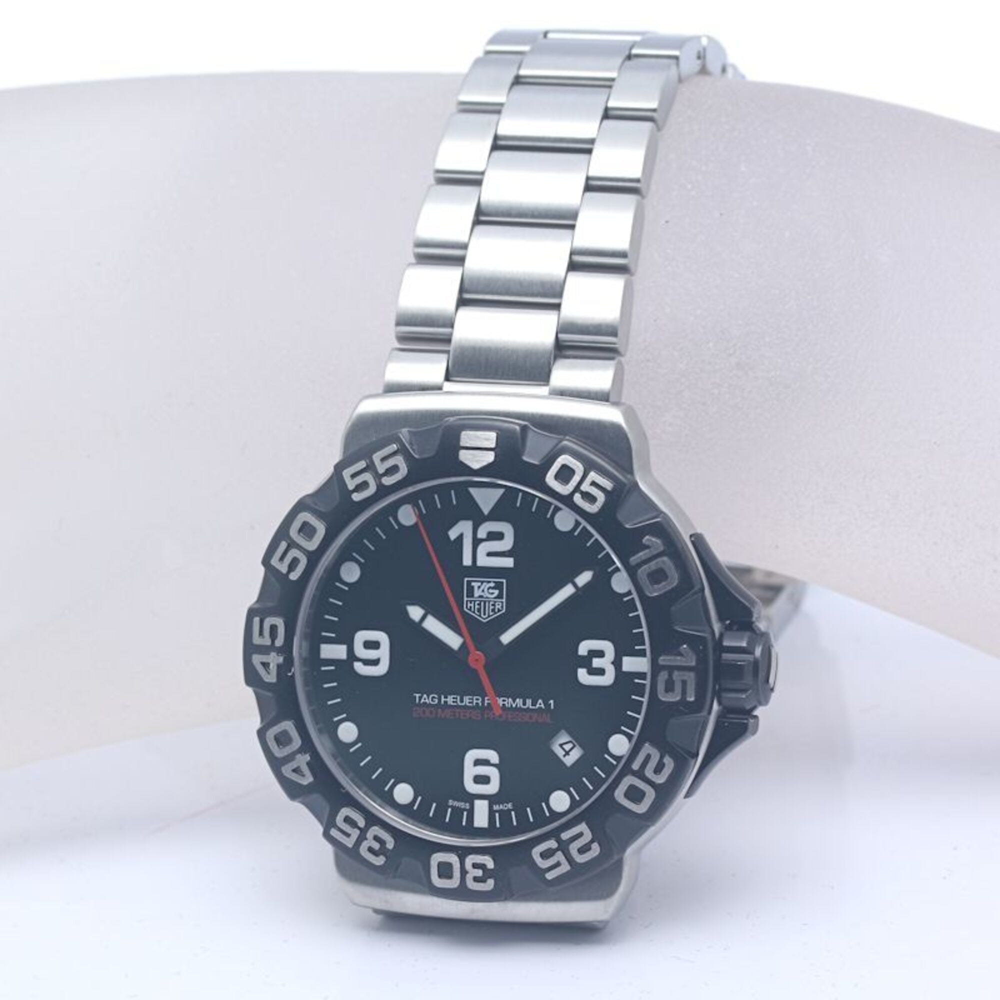 TAG Heuer Formula 1 Date WAH1110.BA0858 Men's Watch Stainless Steel 40384 — Very Good