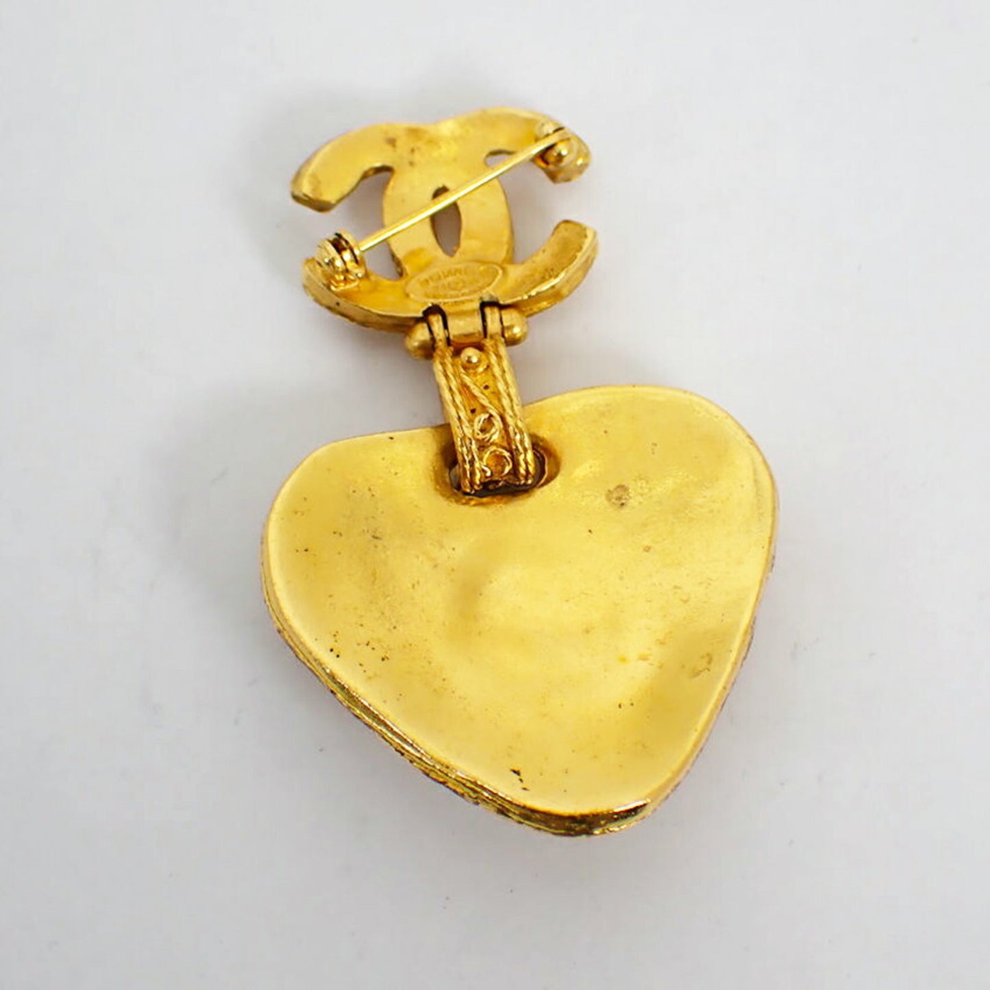 CHANEL colored stone brooch