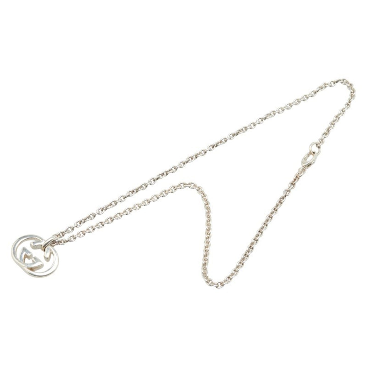 Gucci Interlocking G Necklace 190484 J8400 8106 SV925 Silver Women's GUCCI