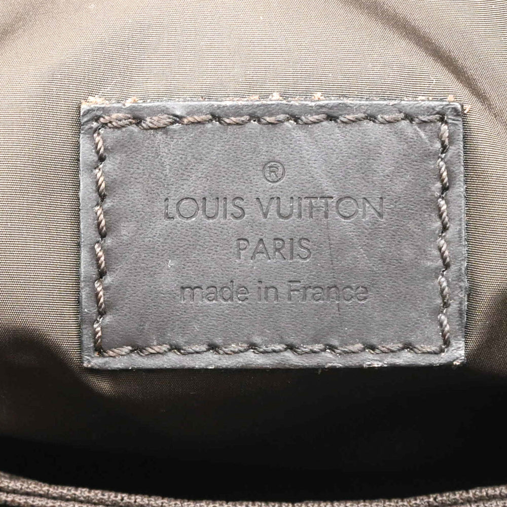 LOUIS VUITTON Damier Geant Citadin MM Shoulder Bag for Men, Black M93042 — Like New
