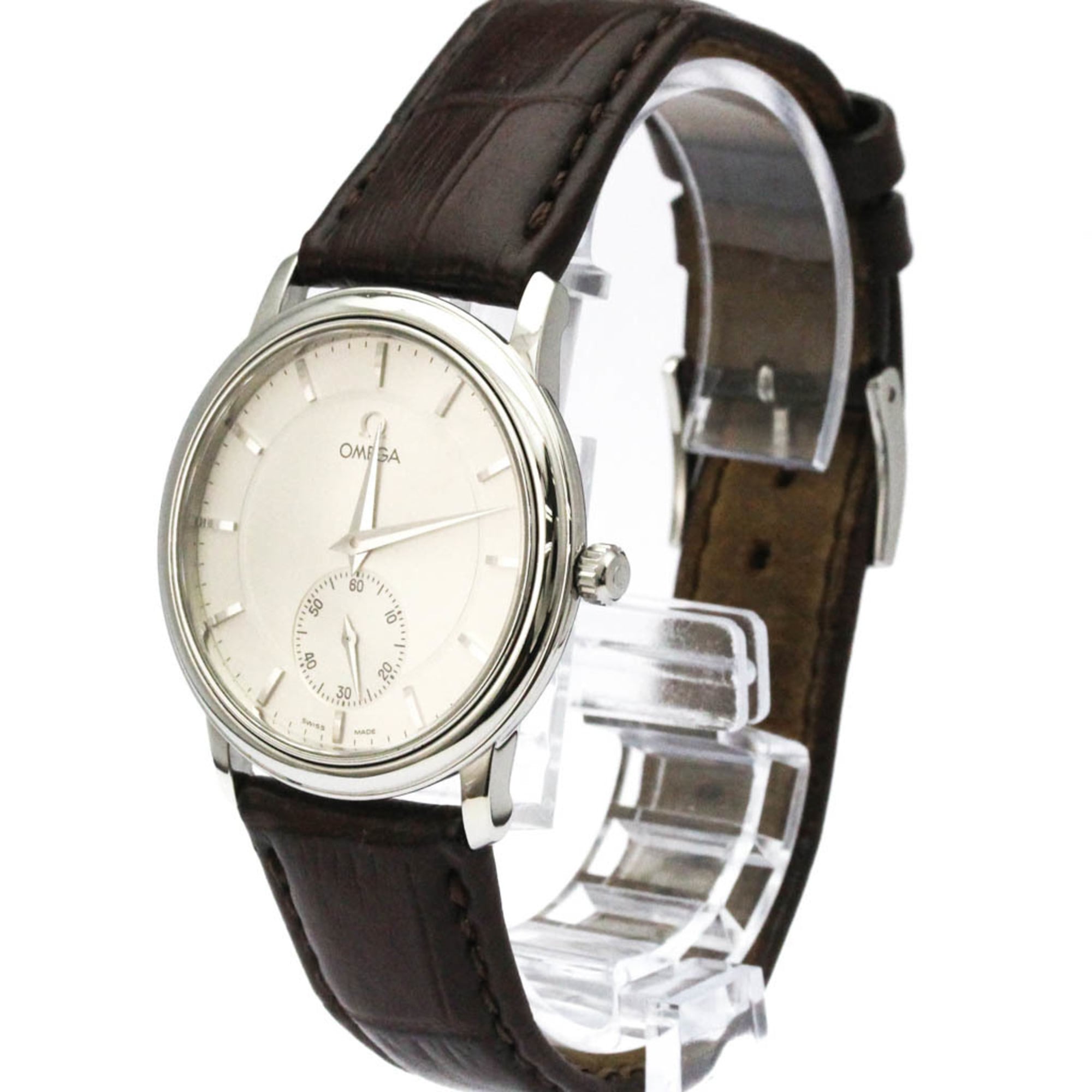 OMEGA De Ville Prestige Steel Hand-Winding Mens Watch 4820.31 Polished — Very Good