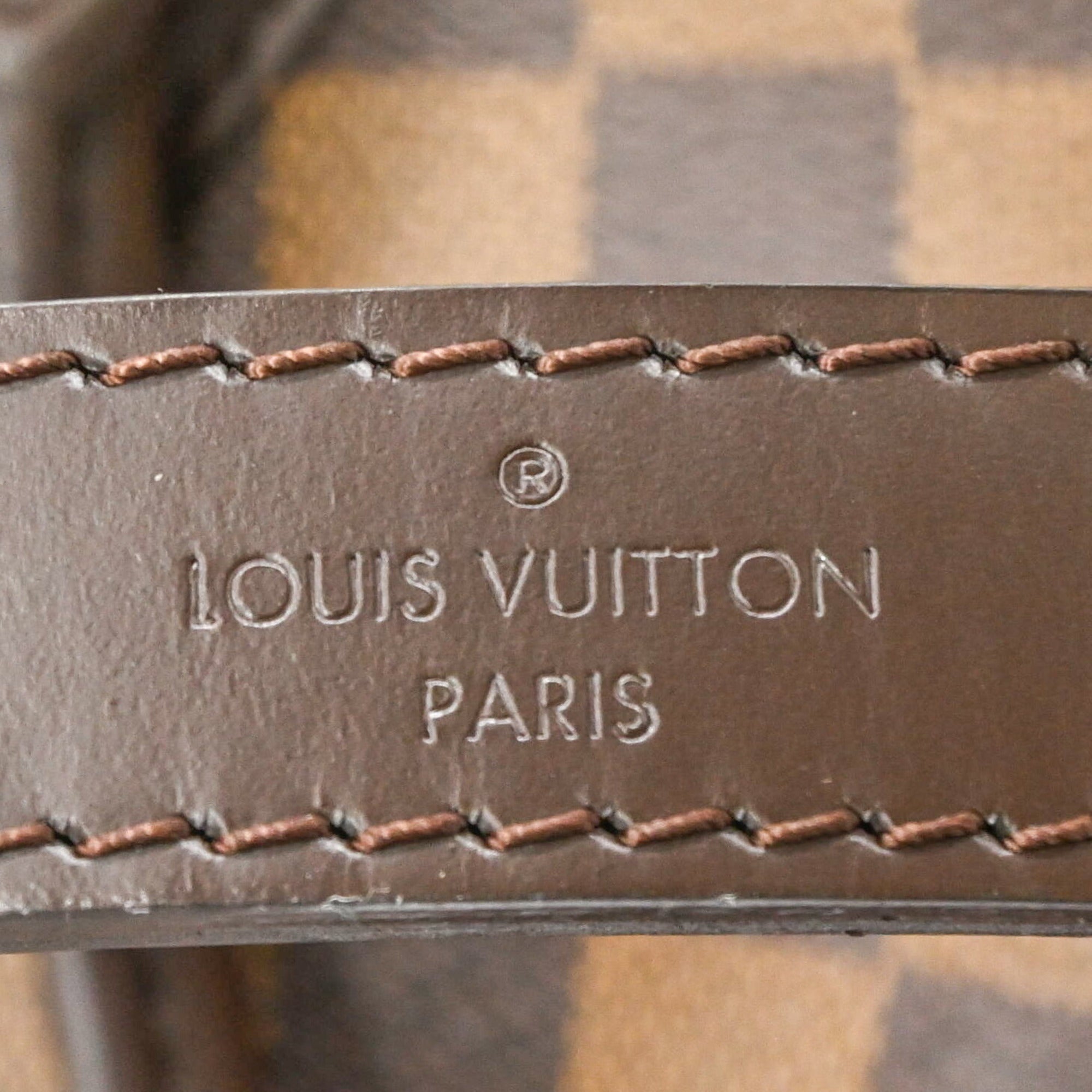LOUIS VUITTON Trevi GM Ebene Damier Brown Shoulder Bag Handbag N51998 — Like New