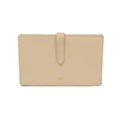 Celine Large Strap Wallet 10B633 Women's  Calfskin Long Wallet (bi-fold) Light Beige