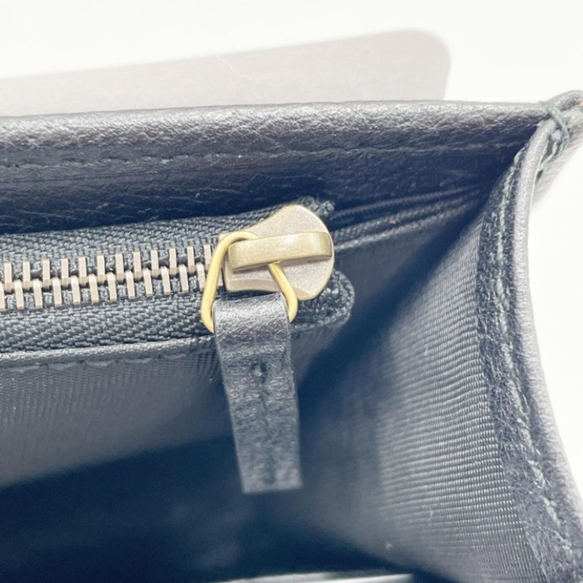 GUCCI GG Marmont Shoulder Bag 499782 Black Leather Women's Crystal Jewel Chain Wallet — Like New