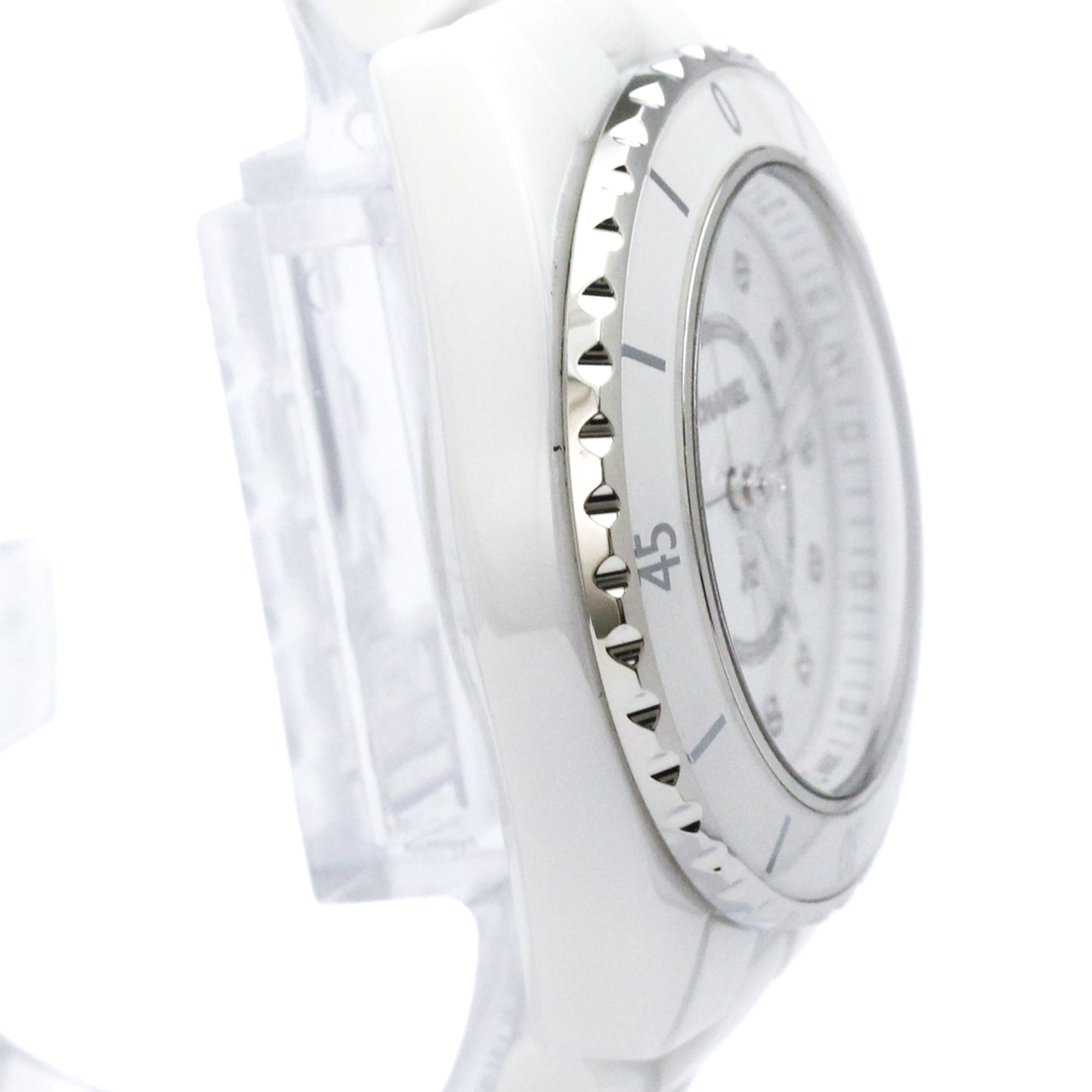 CHANEL J12 Diamond Ceramic Quartz Ladies Watch H5703 Polished — Very Good