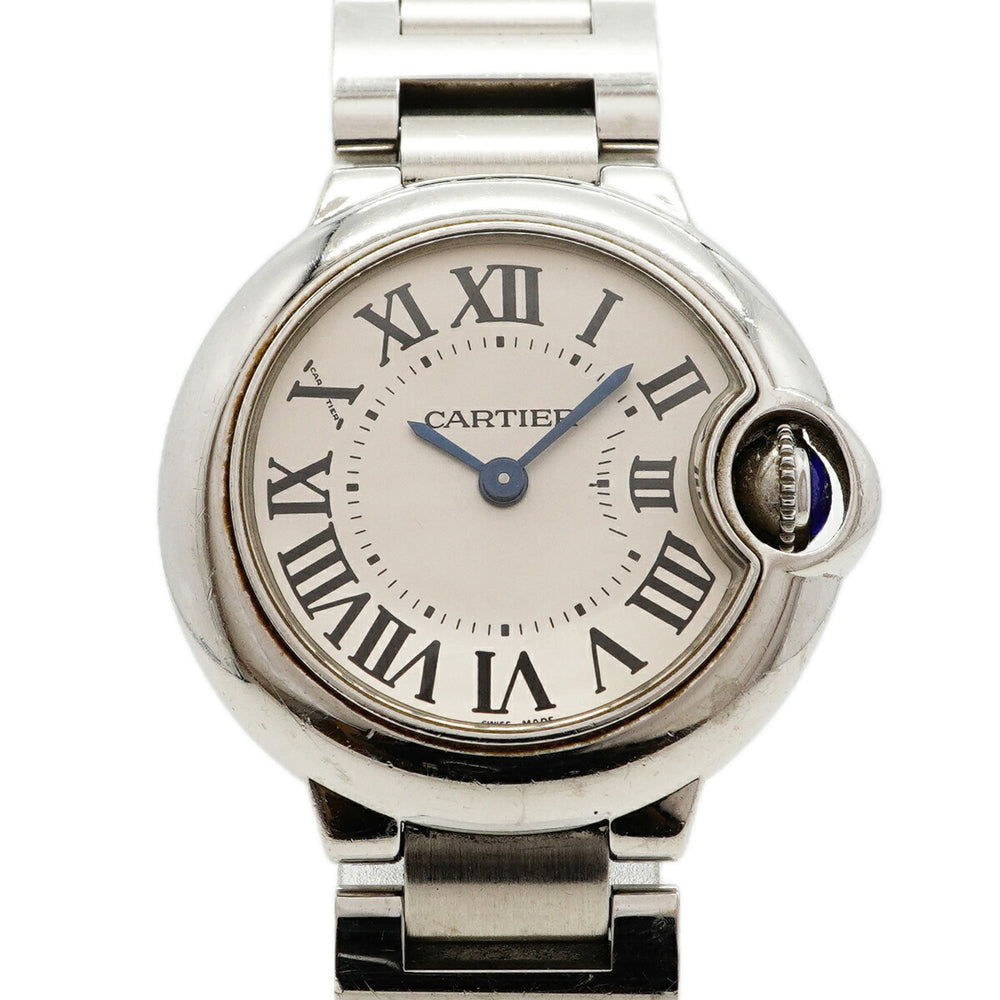 Cartier Ballon Bleu SM W69010Z4 Silver Dial Women's Watch — Good