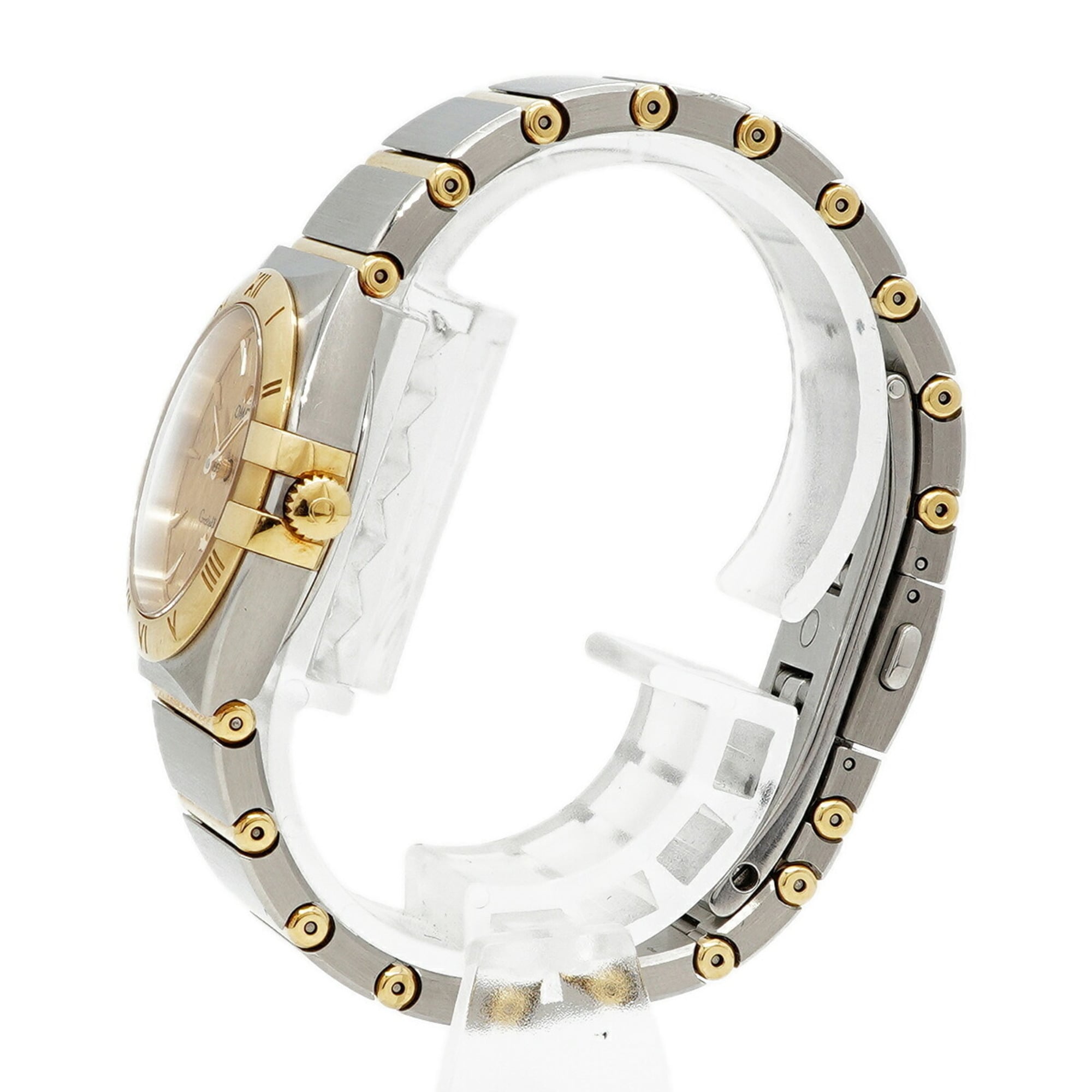 Omega Constellation Brushed Quartz 131.20.28.60.08.001 Gold Dial Women's Watch — Good