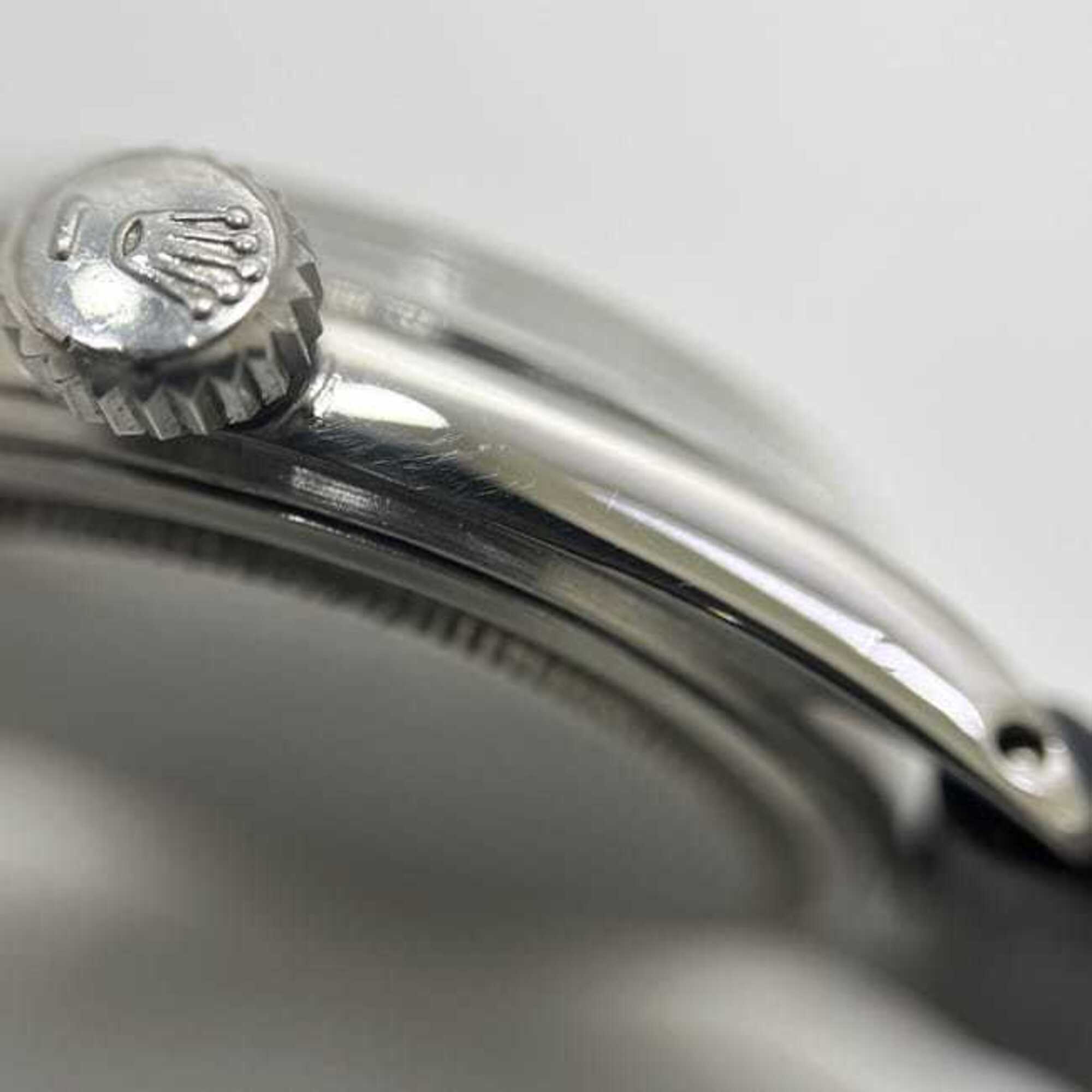 Tudor Oyster Watch, Beige, Silver, Brown, 7934, Manual Winding, Overhauled, Stainless Steel, Leather Strap, 216*** TUDOR — Good