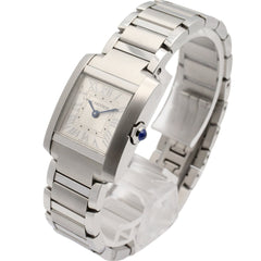 Cartier Tank Française SM Watch, Stainless Steel, Ladies, Silver Tone, WST0065 — Very Good