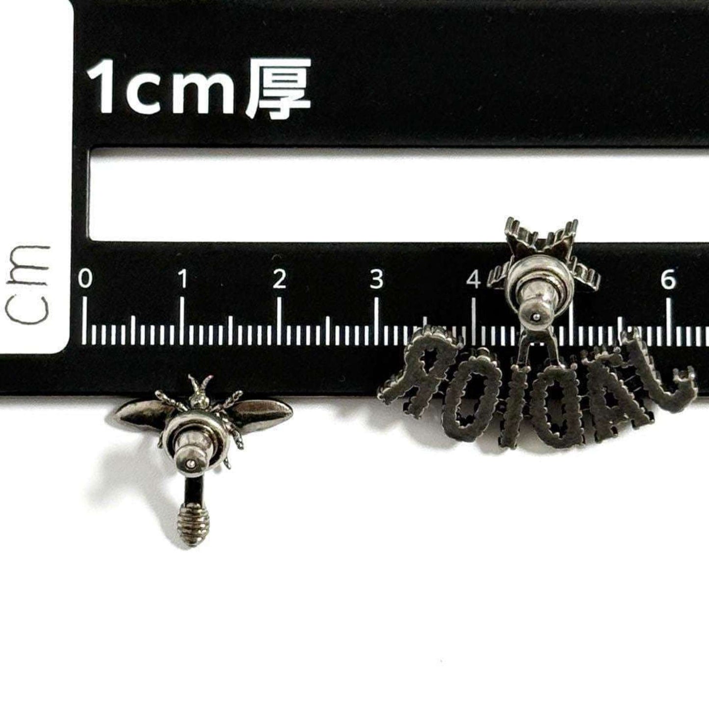 Christian Dior Dior Asymmetrical Stud Earrings B J'adior